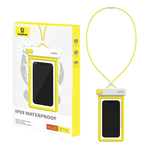 Buy Baseus DeepDive IPX8 universal waterproof case (white) - BSU4918 - {ean13} - Home Screen Store Europe